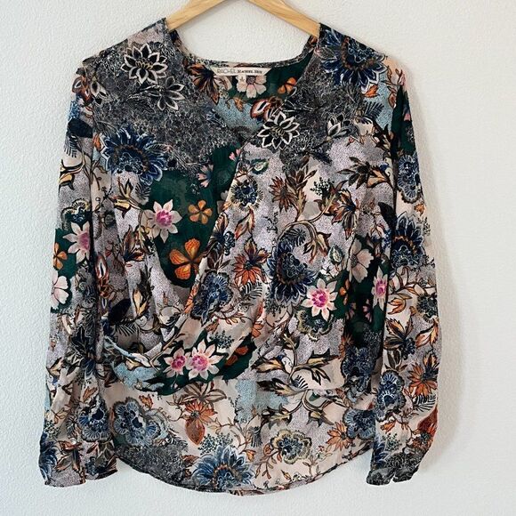 RACHEL BY RACHEL ROY Marceline Wonderlust Blouse Size 2 - Picture 3 of 8